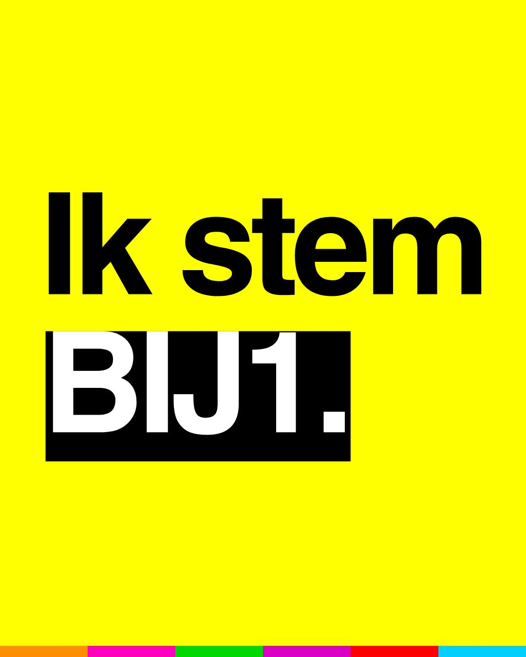 Ik stem BIJ1